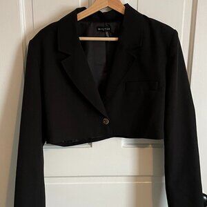 MIMOSA | Cropped Black Blazer